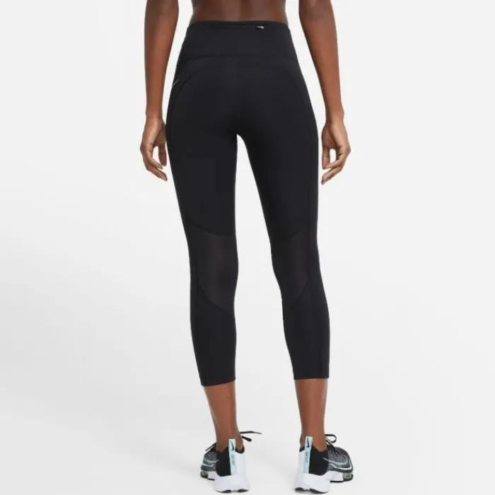 Nike Collant Et Pantalon Running^Dri-FIT Fast Crop Tights Noir