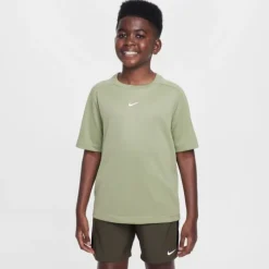 Nike T-shirt Running^Dri-FIT Multi Short Sleeve Tee Vert