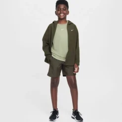 Nike T-shirt Running^Dri-FIT Multi Short Sleeve Tee Vert