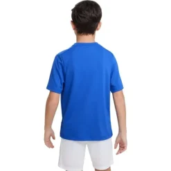 Nike T-shirt Running^Dri-FIT Multi Short Sleeve Tee Bleu