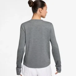 Nike T-shirt Et Manches Longues Running^Dri-FIT One Classic Long Sleeve Tee Gris