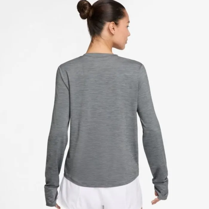 Nike T-shirt Et Manches Longues Running^Dri-FIT One Classic Long Sleeve Tee Gris