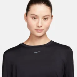 Nike T-shirt Et Manches Longues Running^Dri-FIT One Classic Long Sleeve Tee Noir