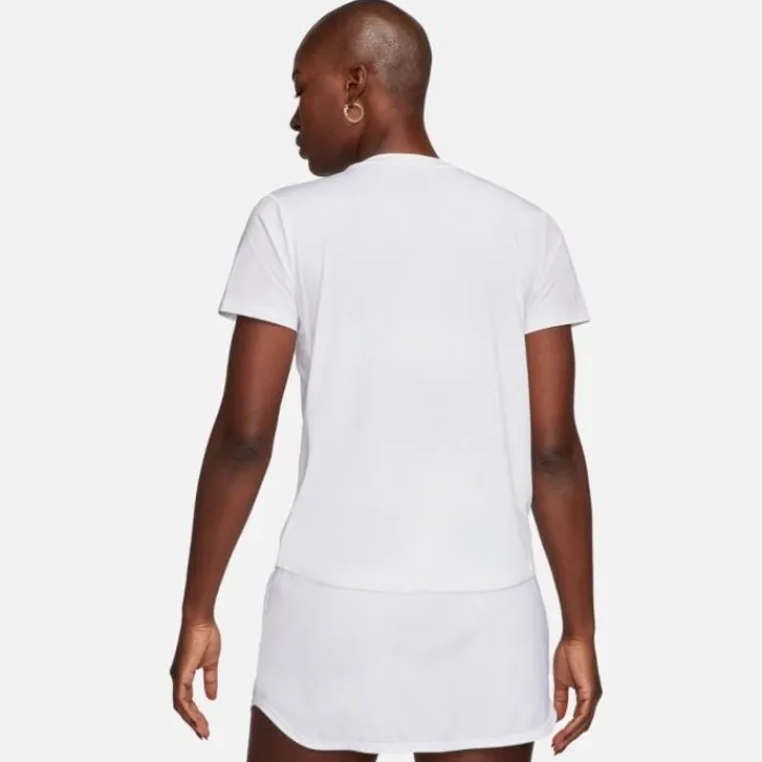 Nike T-shirt Et Manches Longues Running^Dri-FIT One Classic Short Sleeve Tee Blanc