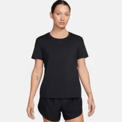 Nike T-shirt Et Manches Longues Running^Dri-FIT One Classic Short Sleeve Tee Noir