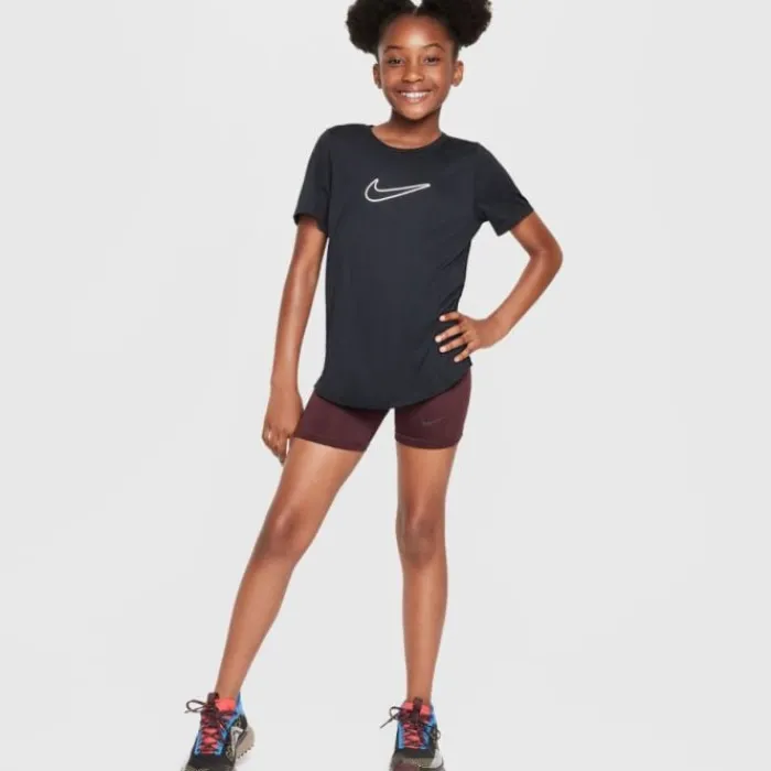 Nike T-shirt Running^Dri-FIT One STD Short Sleeve Tee Noir
