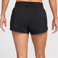 Nike Short Running^Dri-FIT One Swoosh HyperBright Mid-Rase Brief-Lined Shorts Noir