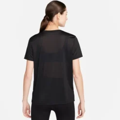 Nike Short Running^Dri-FIT Regular Heathered Graphic Short Sleeve Tee Noir