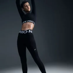 Nike Collant Et Pantalon Running^Dri-FIT Sculpt High-Waisted Tights Noir