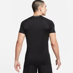 Nike T-shirt Et Manches Longues Running^Dri-FIT Slim Short Sleeve Tee Noir