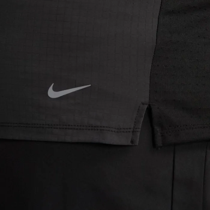 Nike T-shirt Et Manches Longues Running^Dri-FIT Solar Chase Short Sleeve Tee Noir