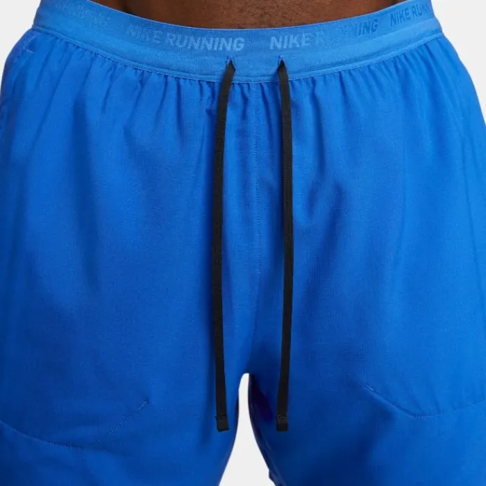 Nike Short Running^Dri-Fit Stride 5in Brief-Lined Shorts Bleu