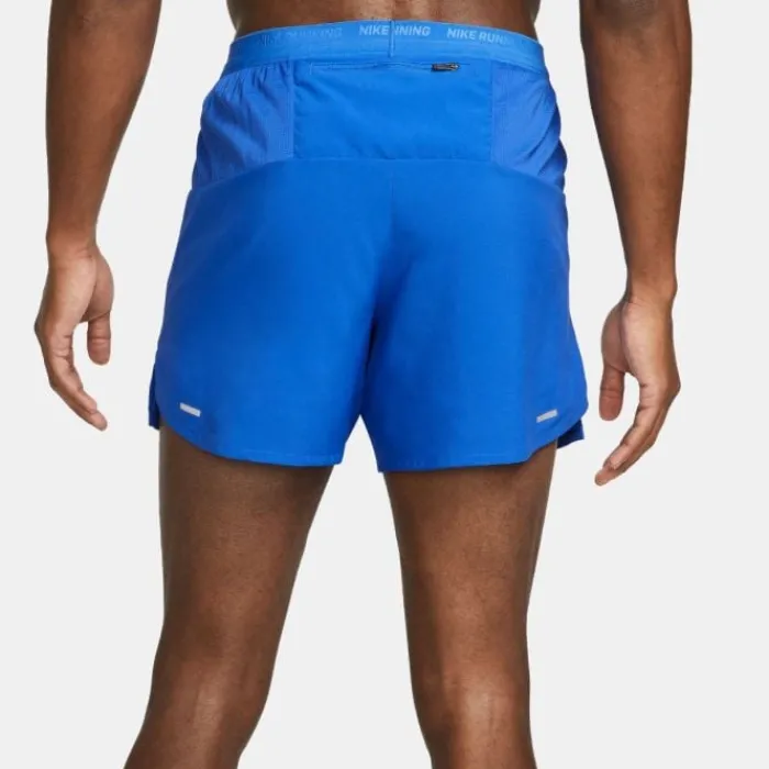 Nike Short Running^Dri-Fit Stride 5in Brief-Lined Shorts Bleu