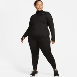 Nike T-shirt Et Manches Longues Running^Dri-Fit Swift Element HZ Top (Plus Size) Noir