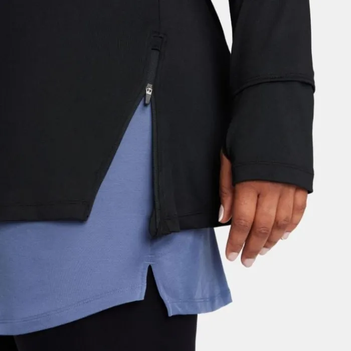 Nike Veste Running^Dri-FIT Swift Element UV Hooded Half Zip Jacket Noir
