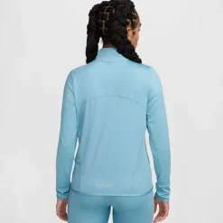 Nike T-shirt Et Manches Longues Running^Dri-FIT Swift Element UV Half Zip Bleu