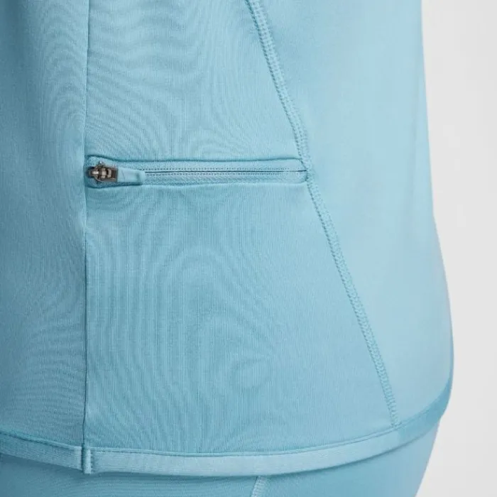 Nike T-shirt Et Manches Longues Running^Dri-FIT Swift Element UV Half Zip Bleu