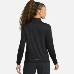 Nike T-shirt Et Manches Longues Running^Dri-FIT Swift Element UV Half Zip Noir
