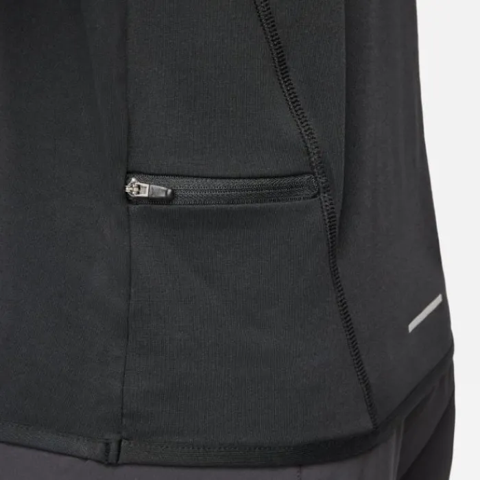 Nike T-shirt Et Manches Longues Running^Dri-FIT Swift UV Crew Long Sleeve Tee Noir