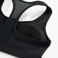 Nike Brassière De Sport^Dri-FIT Swoosh Padded Medium Support Full Zip Bra Noir