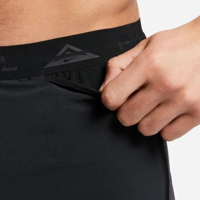 Nike Short Running^Dri-FIT Trail Second Sunrise 5in Brief-Lined Shorts Noir
