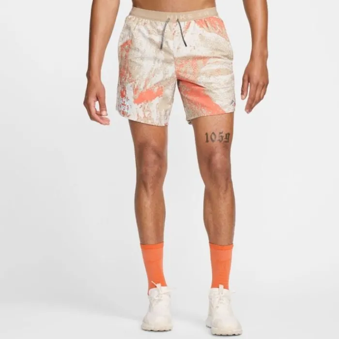 Nike Short Running^Dri-FIT Trail Stride MB 7in Shorts Marron