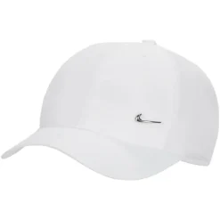Nike Casquettes^Dri-FIT Unstructured Metal Swoosh Cap Blanc