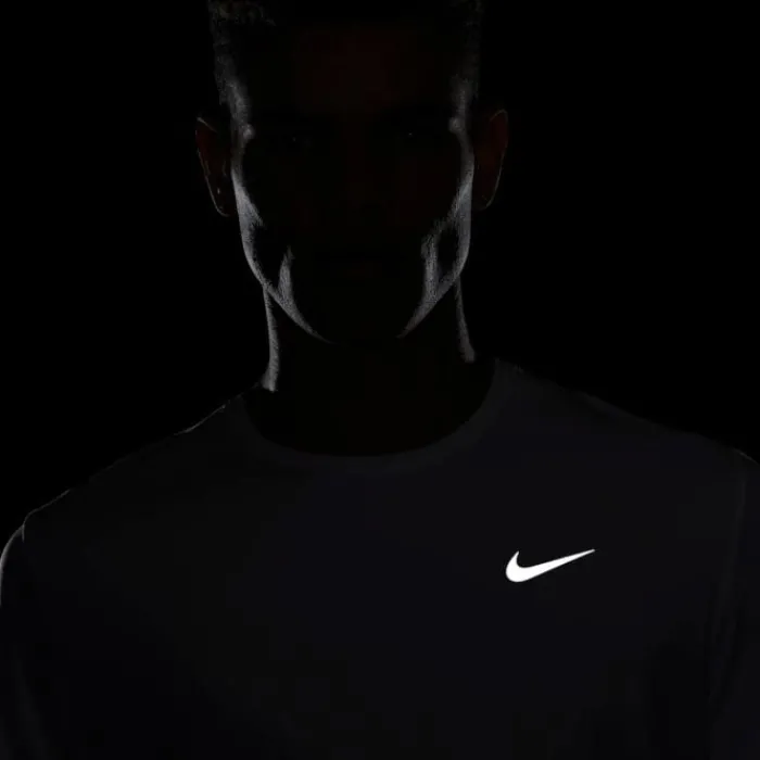 Nike T-shirt Et Manches Longues Running^Dri-Fit UV Miler Short Sleeve Tee Blanc