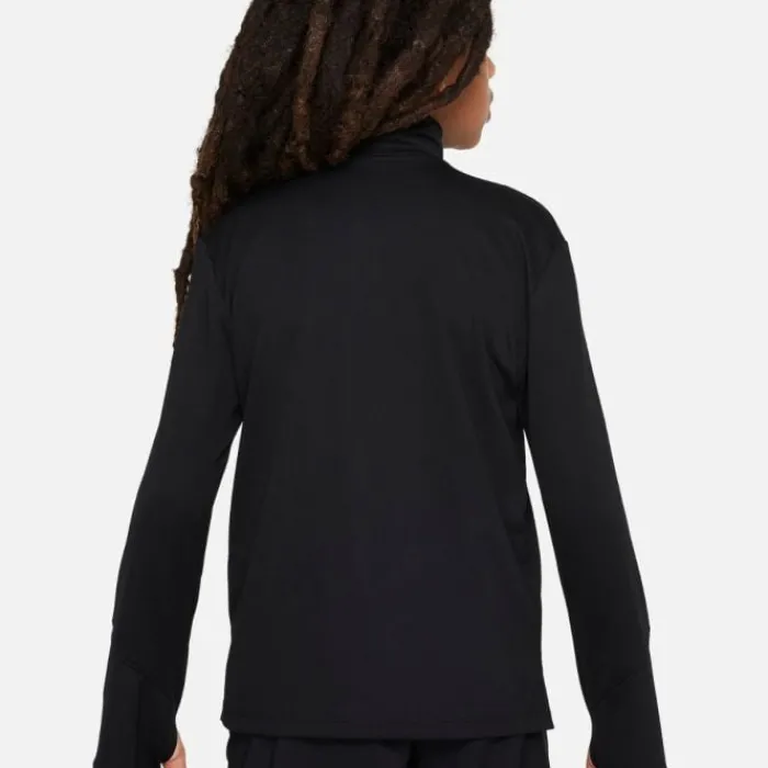 Nike T-shirt Et Manches Longues Running^Dri-FIT UV Multi Long Sleeve Half Zip Top Noir