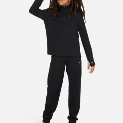 Nike T-shirt Et Manches Longues Running^Dri-FIT UV Multi Long Sleeve Half Zip Top Noir
