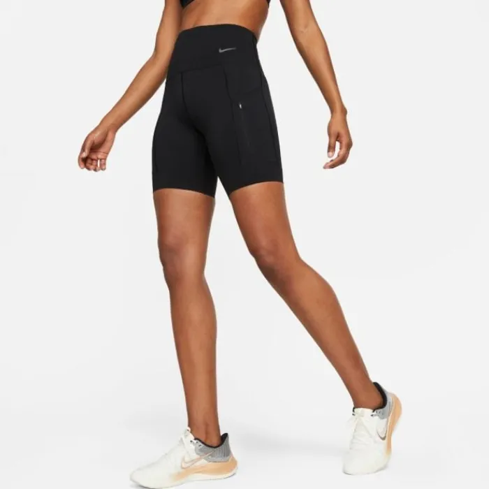 Nike Short Running^High Waisted 8 Inch Short Tight Noir