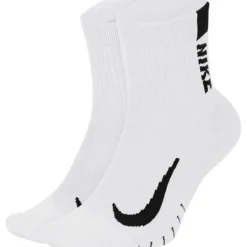 Nike Chaussettes|Chaussettes Running^Multiplier Ankle 2-Pack Socks Blanc