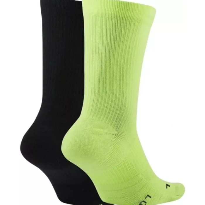 Nike Chaussettes|Chaussettes Running^Multiplier Crew 2-Pack Socks Vert