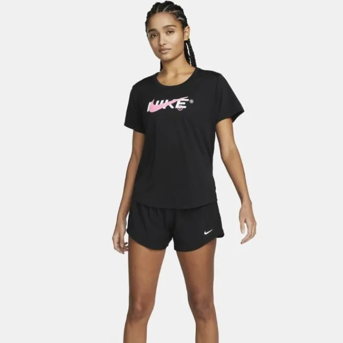 Nike Short Running^One Dri-Fit Mid-Rise 3in Brief-Lined Shorts Noir