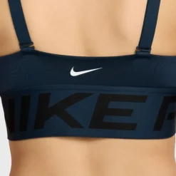 Nike Brassière De Sport^Pro Indy Plunge Bra Bold Bleu