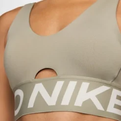 Nike Brassière De Sport^Pro Indy Plunge Bra Bold Marron