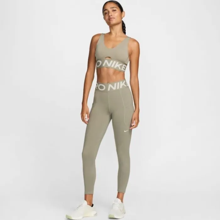 Nike Brassière De Sport^Pro Indy Plunge Bra Bold Marron