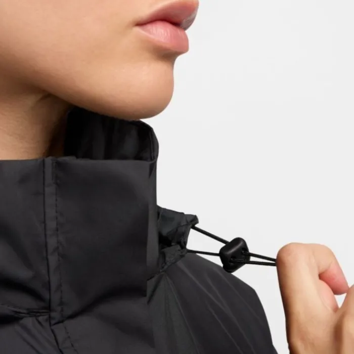 Nike Veste Running^Swoosh Heathered Fast Repel Jacket Noir