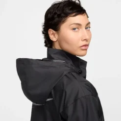 Nike Veste Running^Swoosh Heathered Fast Repel Jacket Noir