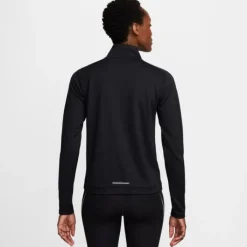 Nike Sous Vetement Sport|T-shirt Et Manches Longues Running^Swoosh HyperBright Half Zip Long Sleeve Midlayer Noir