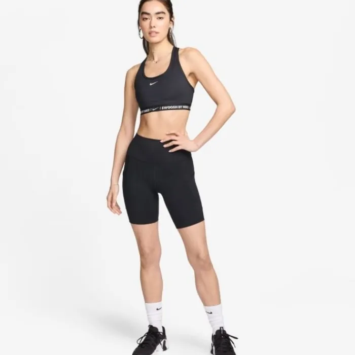Nike Brassière De Sport^Swoosh Sports Bra Medium Support Noir