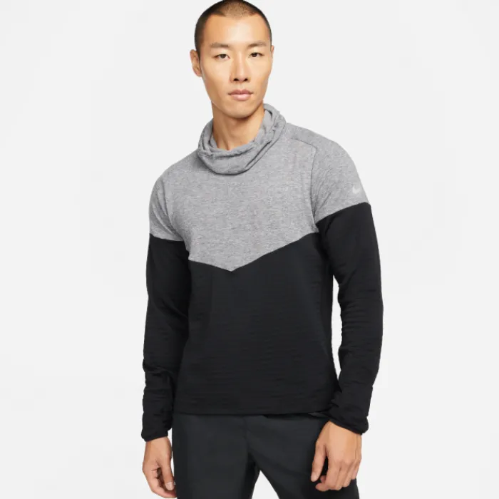 Nike T-shirt Et Manches Longues Running^Therma-Fit Run Division Sphere Element Gris