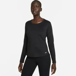 Nike T-shirt Et Manches Longues Running^Therma-FIT STD One Long Sleeve Top Noir