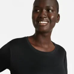 Nike T-shirt Et Manches Longues Running^Therma-FIT STD One Long Sleeve Top Noir