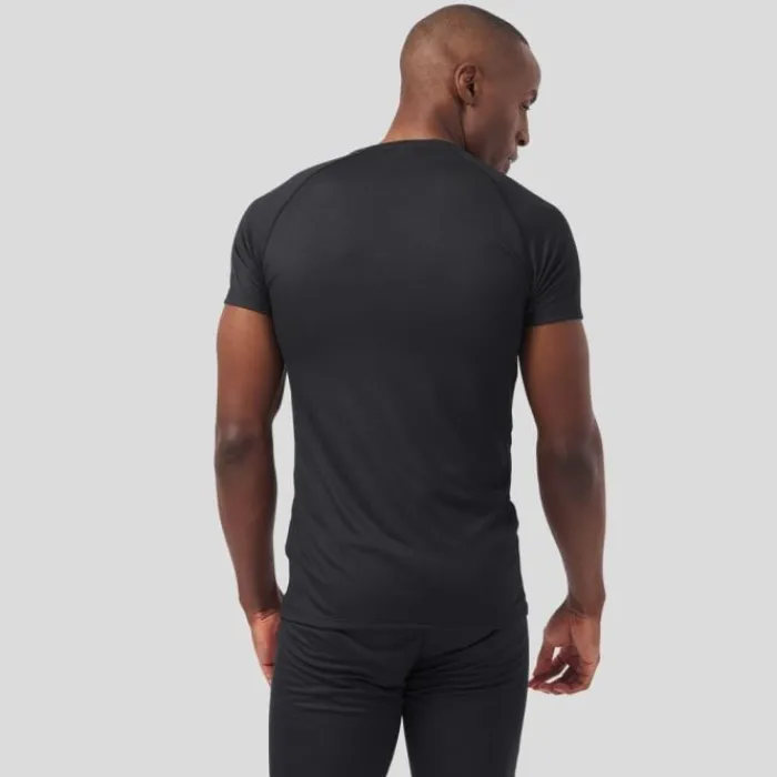 Odlo T-shirt Et Manches Longues Running^Active F-Dry Light Eco BL Top Crew Neck Noir