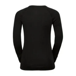 Odlo T-shirt Et Manches Longues Running^Crew Neck Warm LS Tee Noir