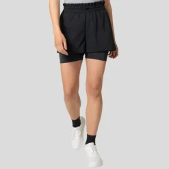 Odlo Short Running^Essential 365 5 Inch 2-In-1 Short Noir