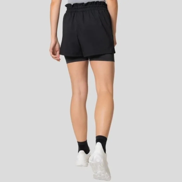Odlo Short Running^Essential 365 5 Inch 2-In-1 Short Noir