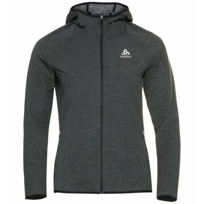 Odlo T-shirt Et Manches Longues Running^Hoody Midlayer Run Easy 365 Noir