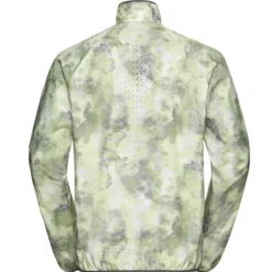 Odlo Veste Running^Jacket Essential Light Print Vert